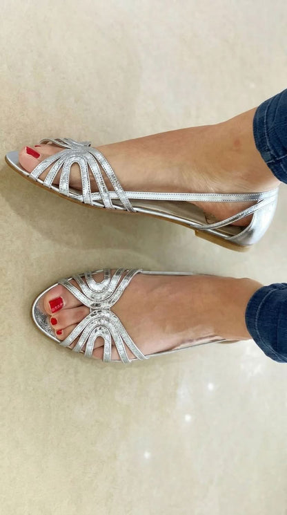 Eleonora | Gouden Sandalen Zomerlicht