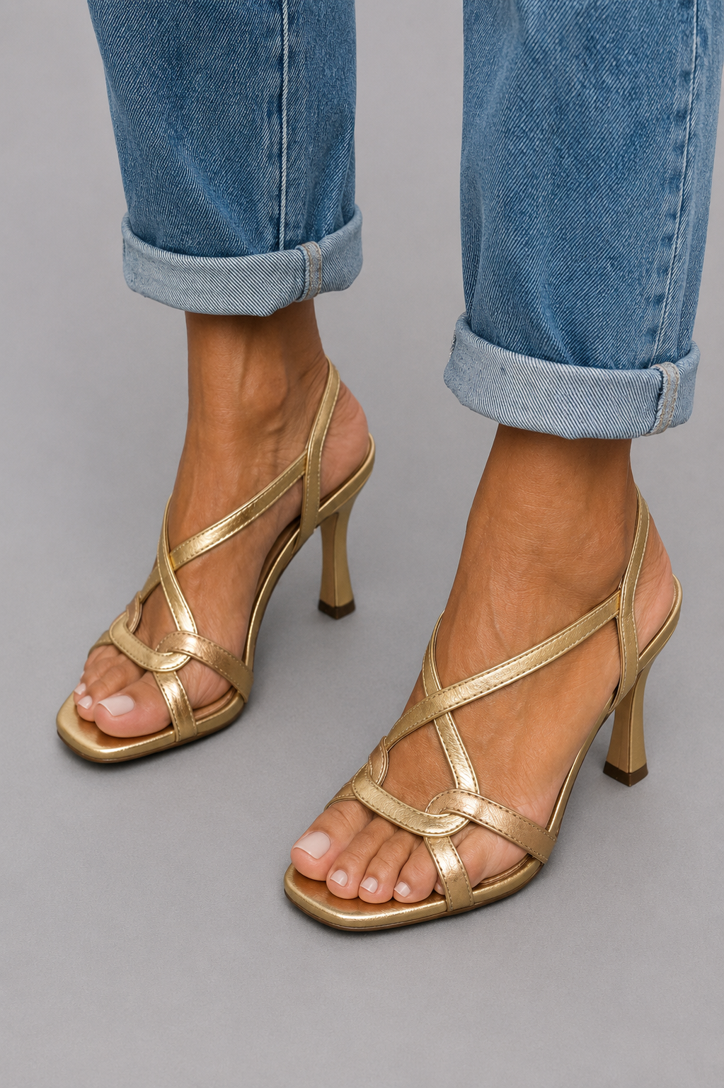 Elisabetta | Gouden Sandalen Zomerse Charme