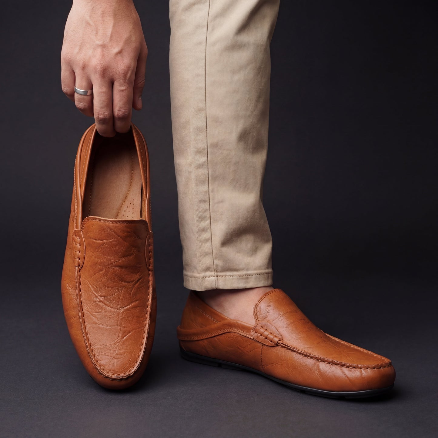FLORENCE | LEREN MOCASSINS